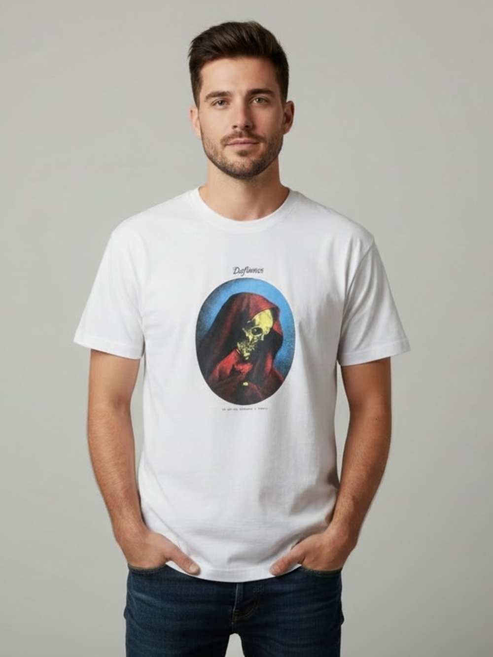 Deftones Graphic Skull Portrait Tee -